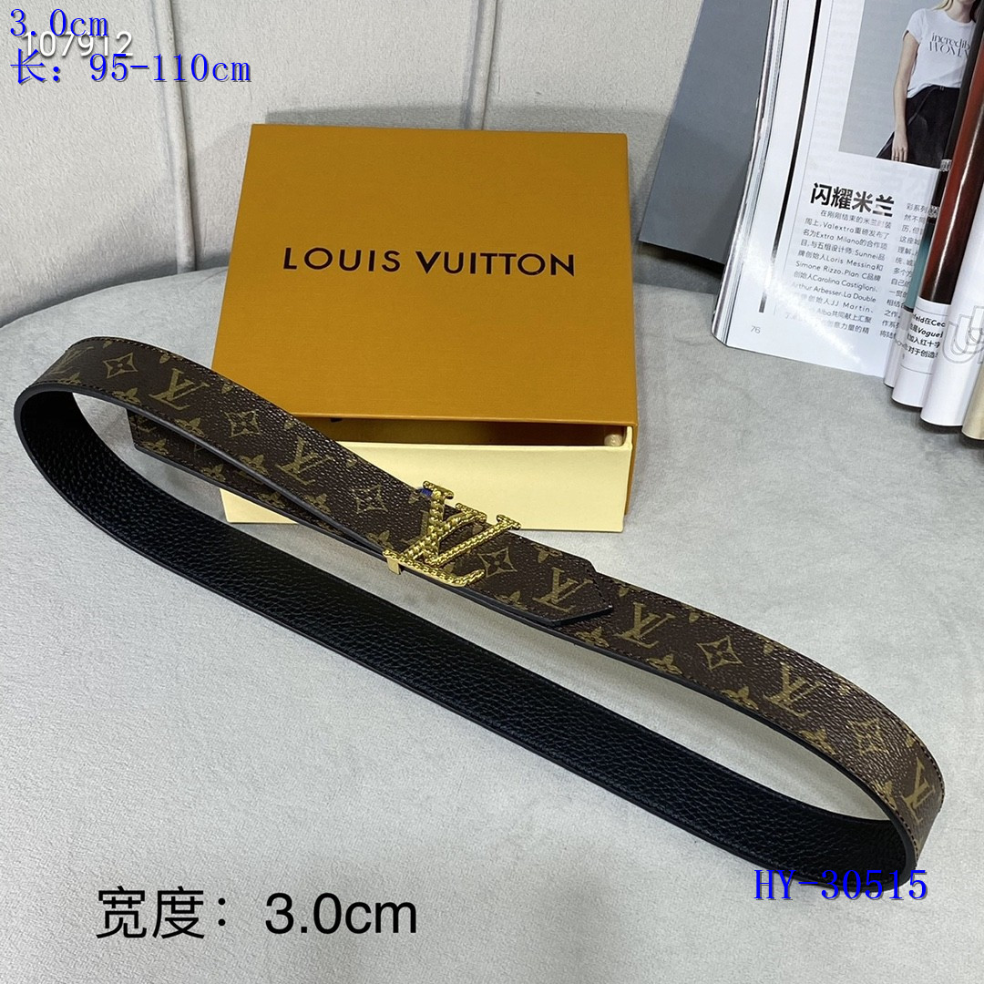 LV Belts 3.0 cm Width 153